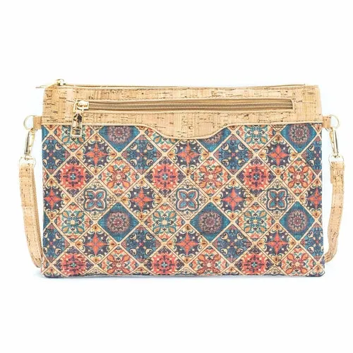 Floral fly Printed Cork Sling Bag-BAGD-272