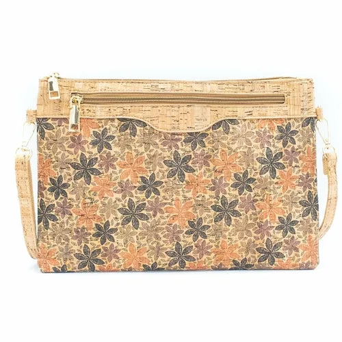 Floral fly Printed Cork Sling Bag-BAGD-272
