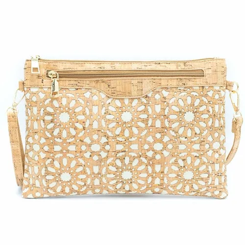 Floral fly Printed Cork Sling Bag-BAGD-272