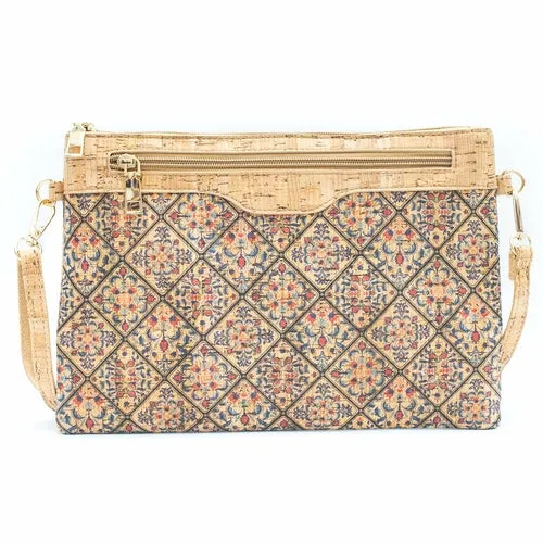 Floral fly Printed Cork Sling Bag-BAGD-272