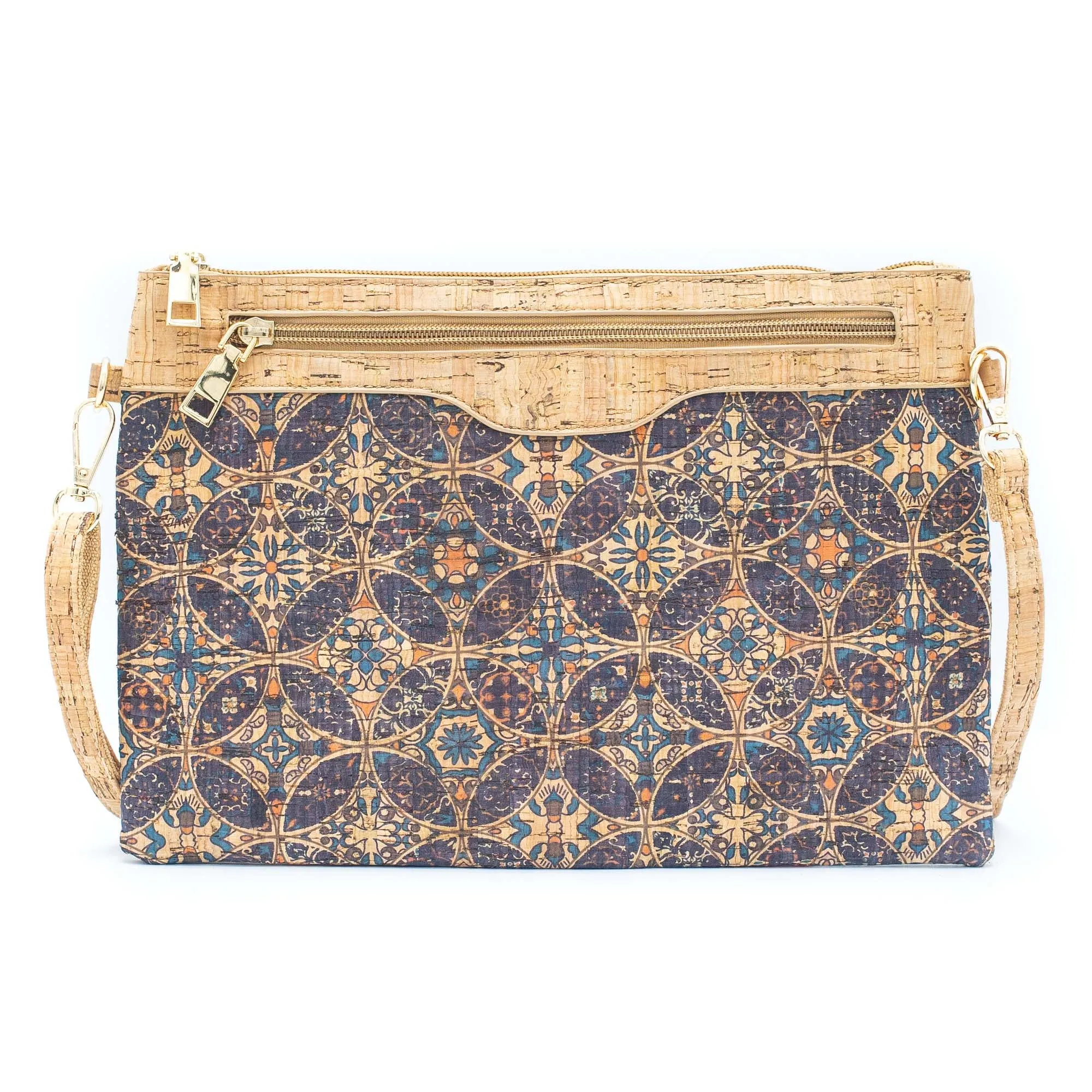 Floral fly Printed Cork Sling Bag-BAGD-272