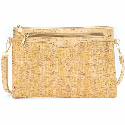 Floral fly Printed Cork Sling Bag-BAGD-272