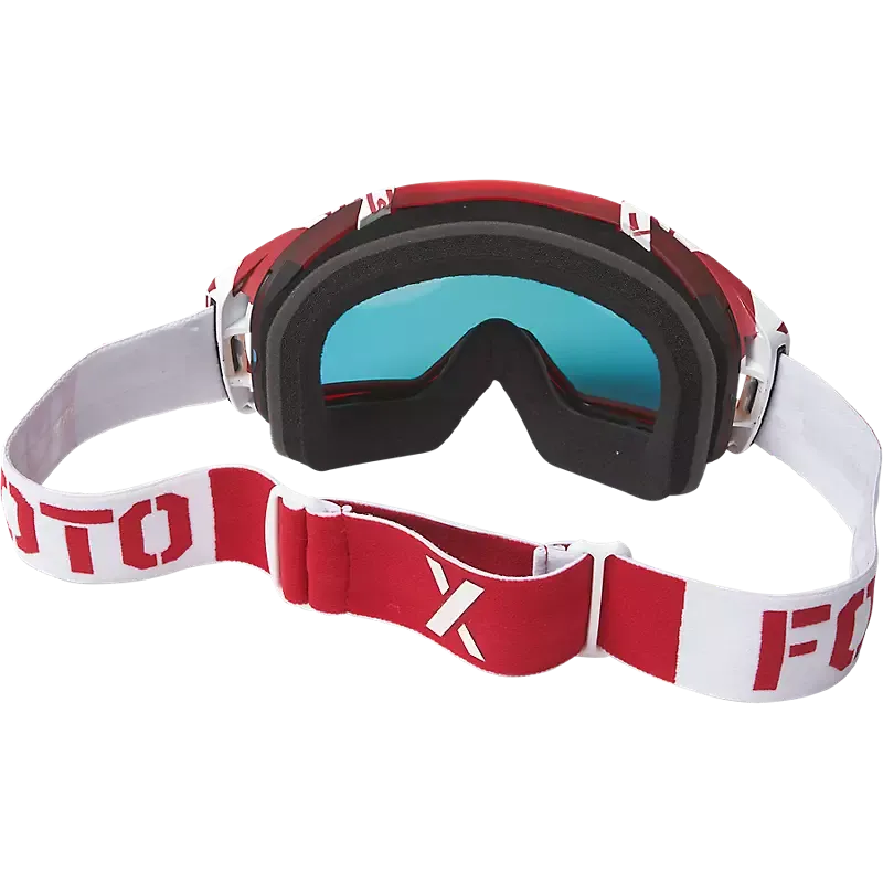 Fox - Vue Nobyl Flame Red Mirrored Lens Goggle