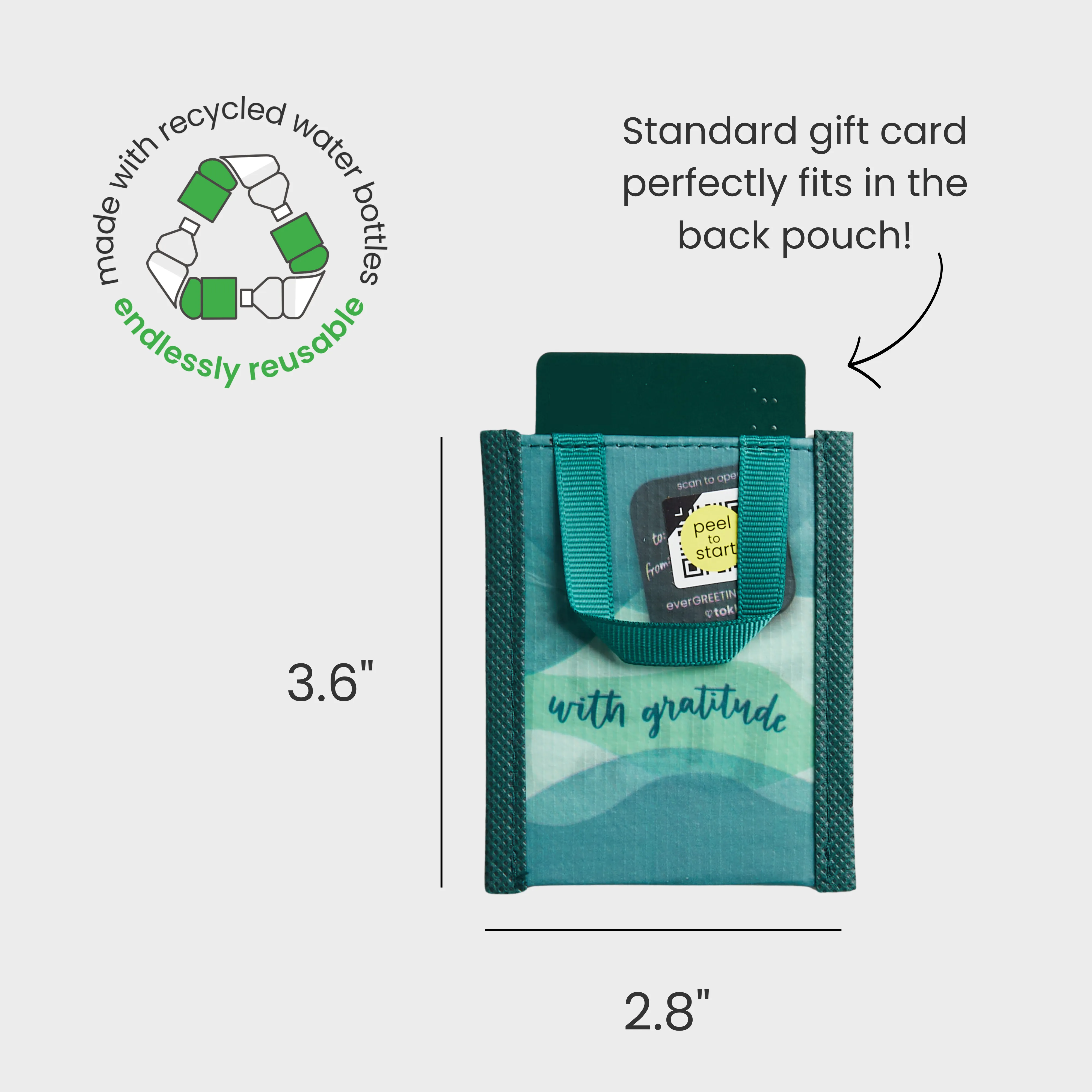 Frosty & Festive Bundle | 9-Pack Reusable Gift Bags with Handles and Built-In QR Greeting Cards