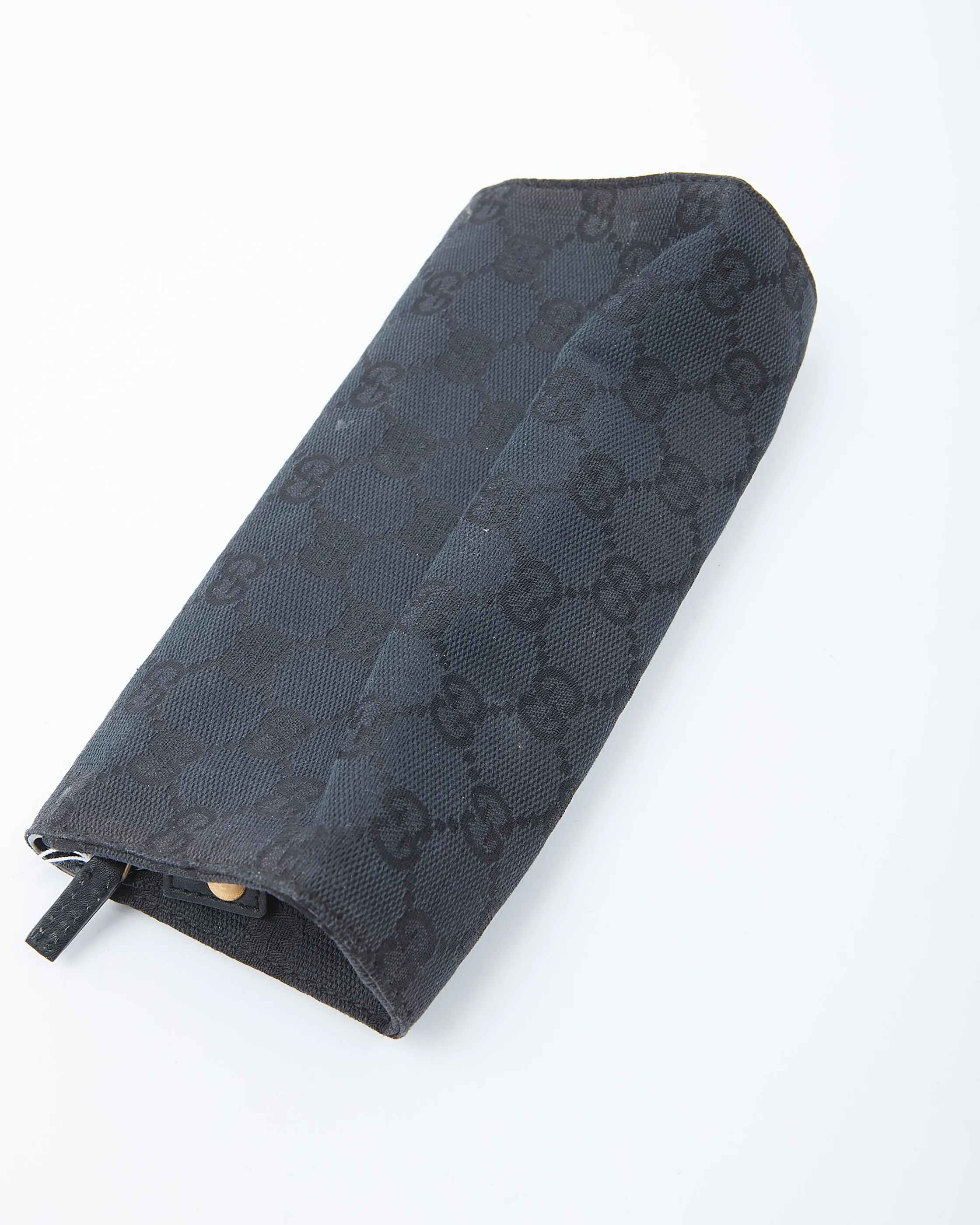 Gucci Black GG Canvas Cosmetic Case