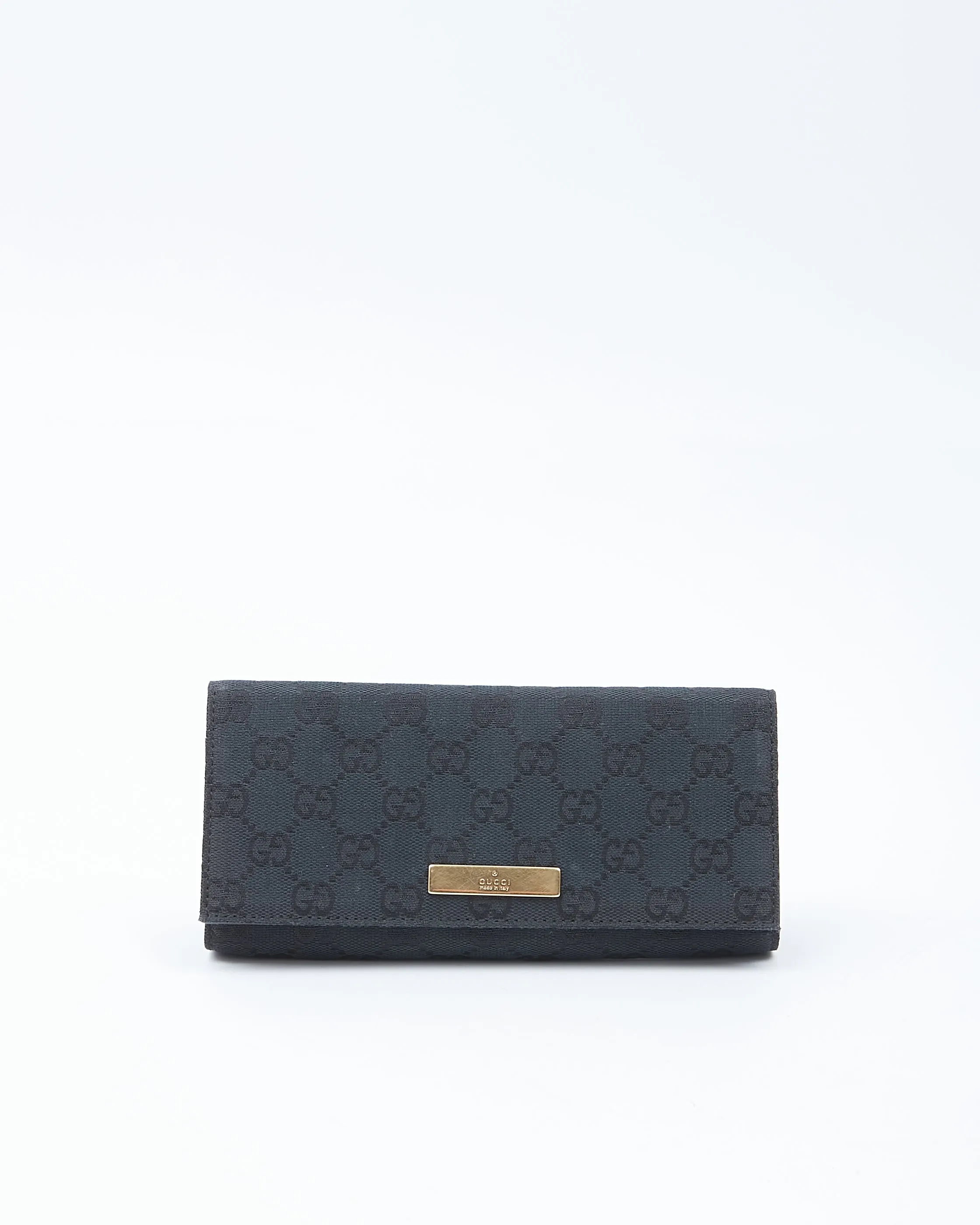 Gucci Black GG Canvas Cosmetic Case