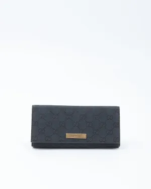 Gucci Black GG Canvas Cosmetic Case