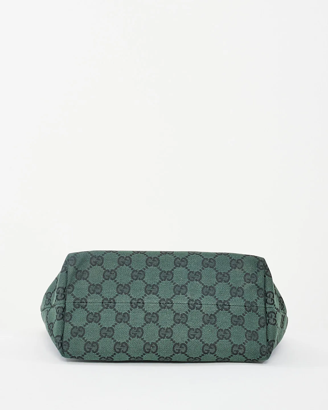 Gucci Green Monogram Canvas Mini Tote Bag