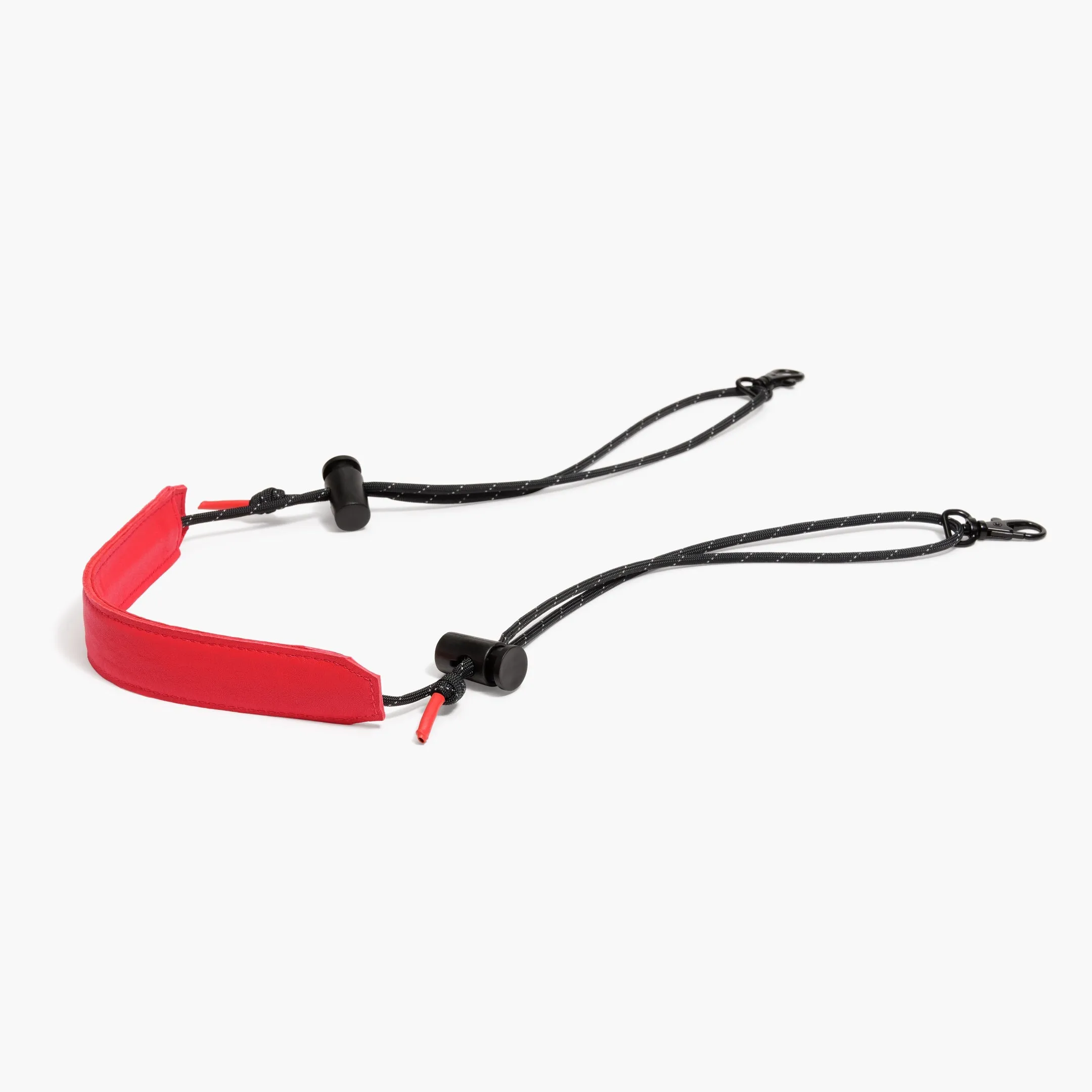 Hilo Upcycled Sacoche - Recycled Poly - Black / Cotton Zig Zag with Red Shoulder / Grey Paracord
