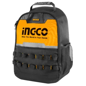 Ingco Tools Backpack with Rigid Frame & Multiple Compartments - HBP0101