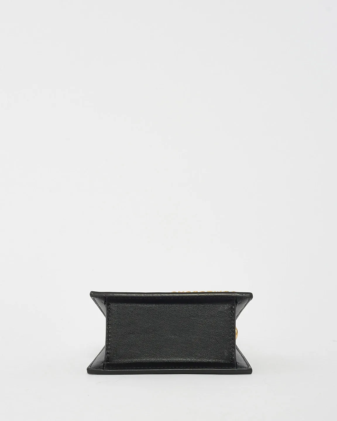 Jacquemus Black Leather Mini "Le Chiquito" Bag