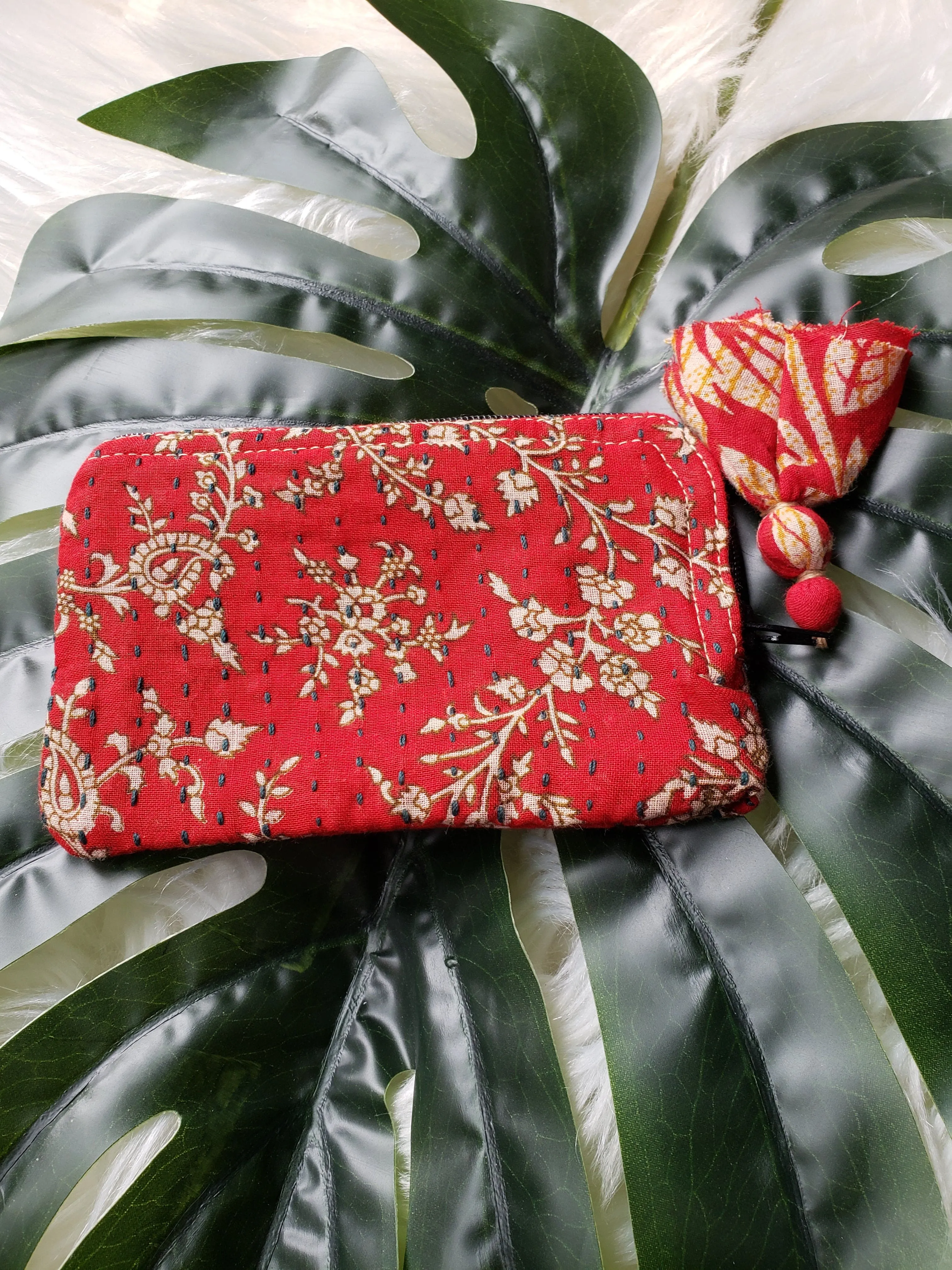 Kantha Card Pouch