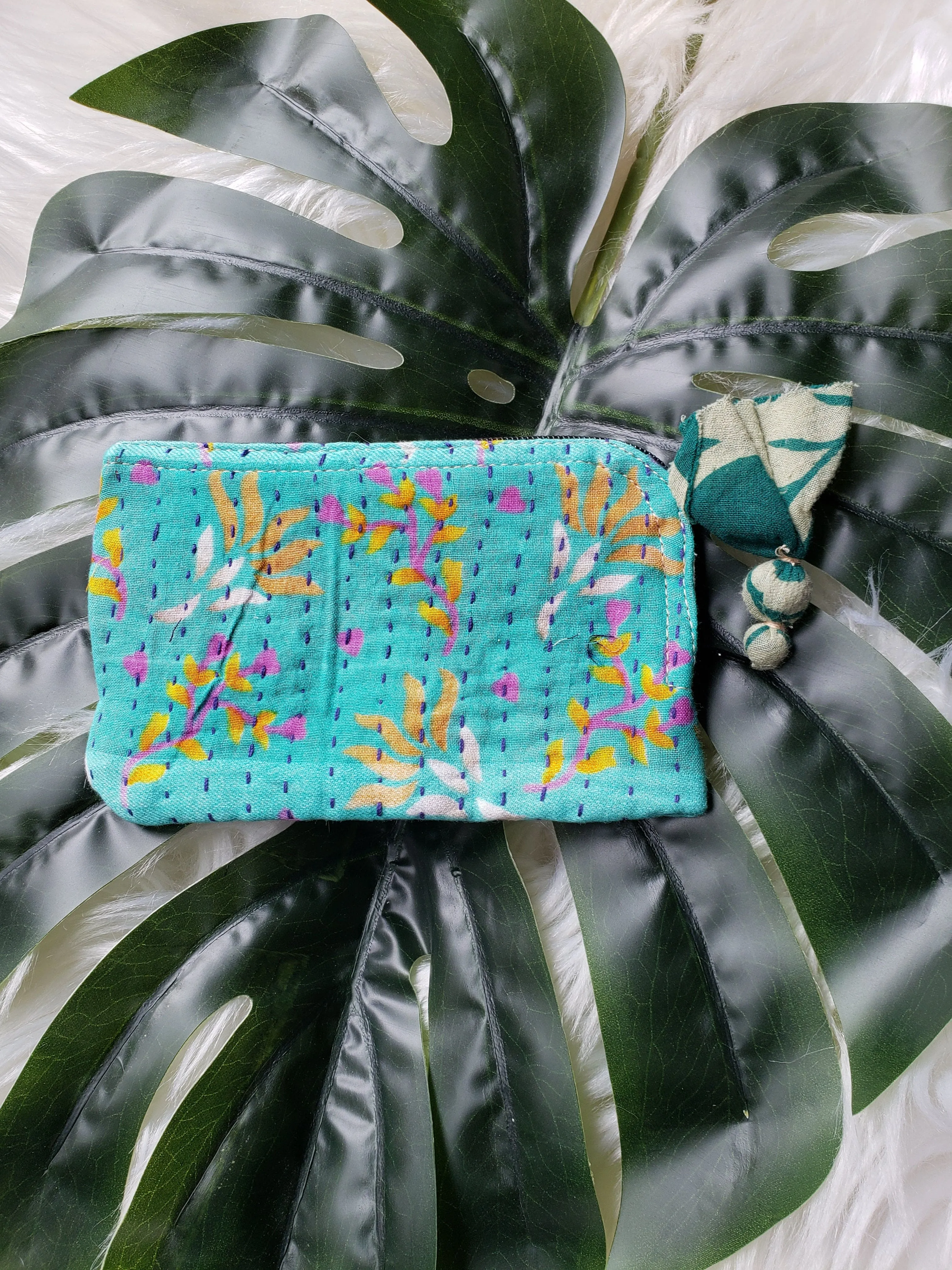 Kantha Card Pouch