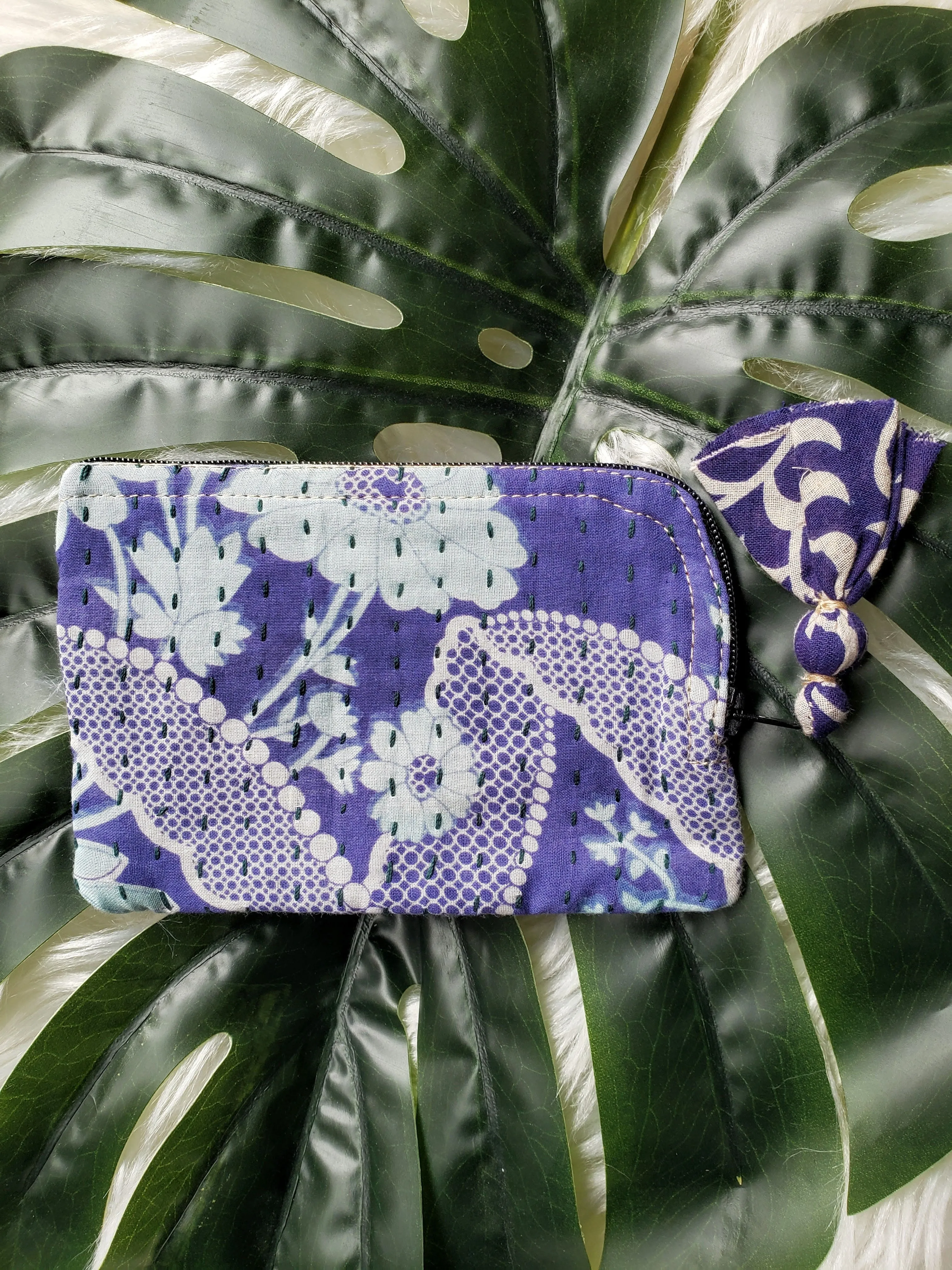 Kantha Card Pouch