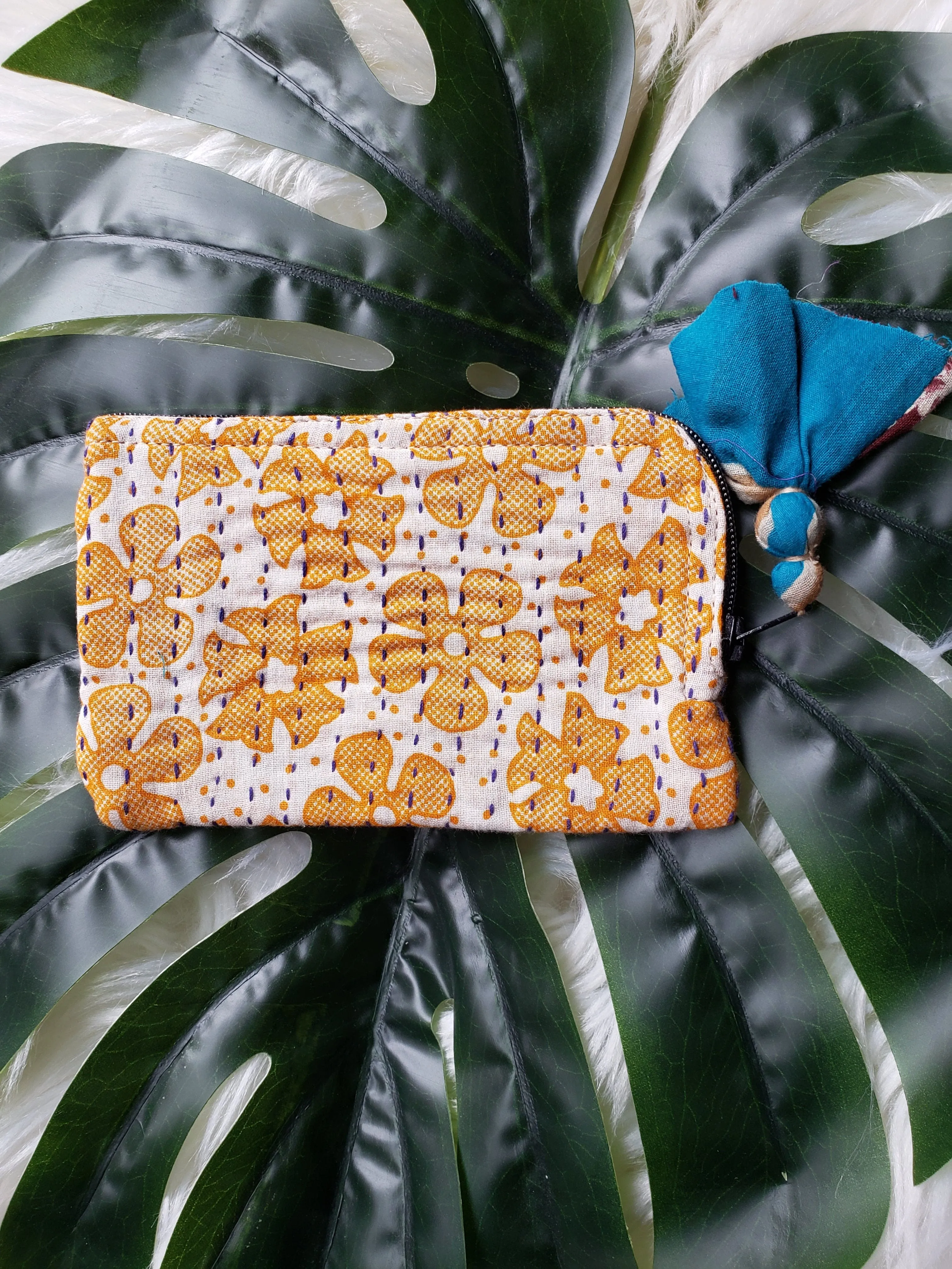 Kantha Card Pouch