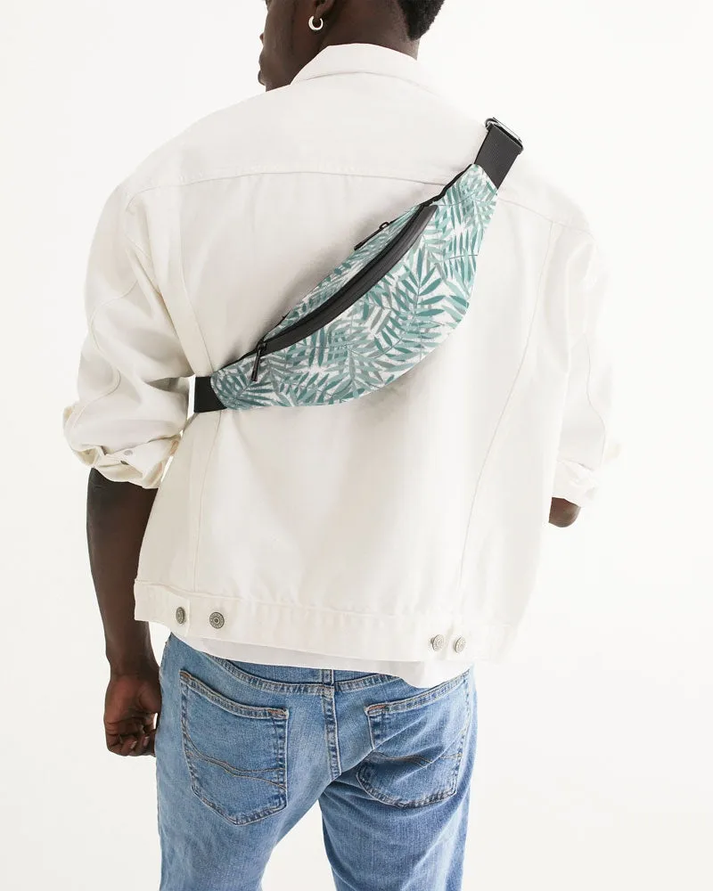 Layered Palms Crossbody Sling Bag