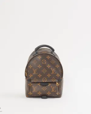 Louis Vuitton Monogram Coated Canvas Mini Palm Springs Backpack