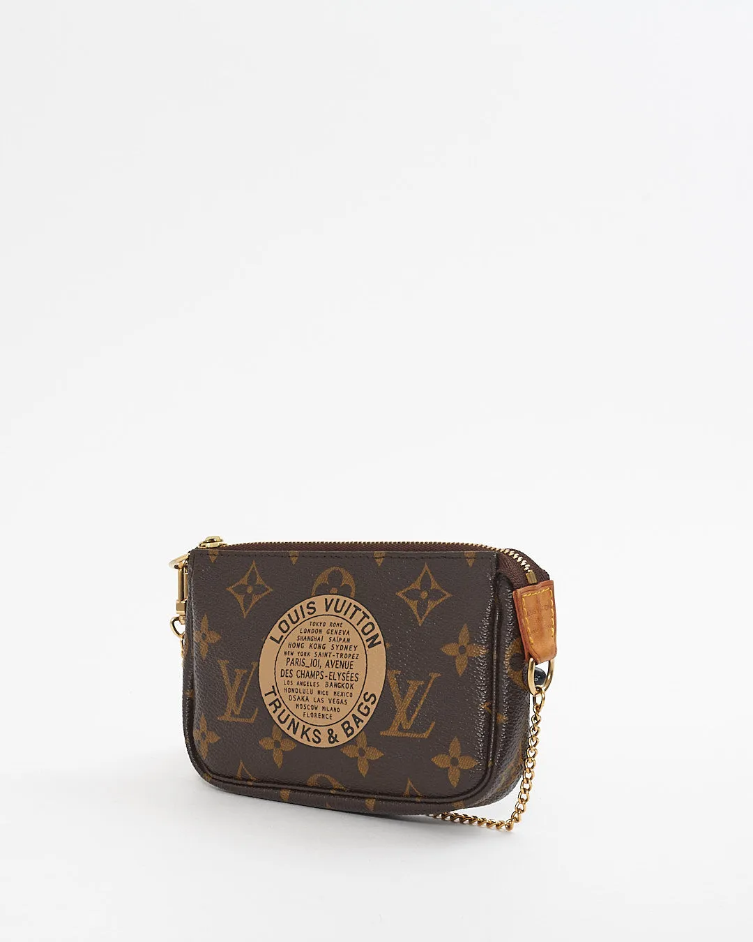Louis Vuitton Monogram Stamp Canvas Mini Pochette Accessories Bag