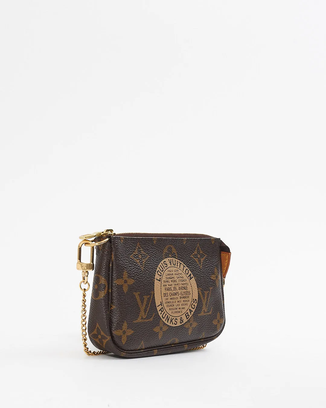 Louis Vuitton Monogram Stamp Canvas Mini Pochette Accessories Bag