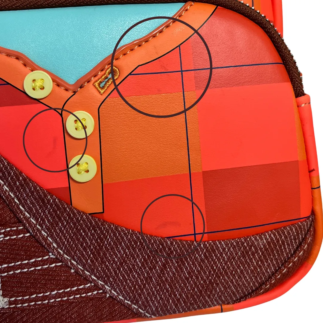 Loungefly Disney Wreck-It Ralph Cosplay Mini Backpack DEFECTIVES