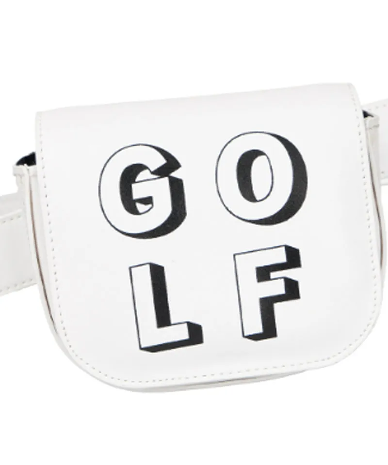 MACKY Golf: Mini Pouch Belt Bag - White