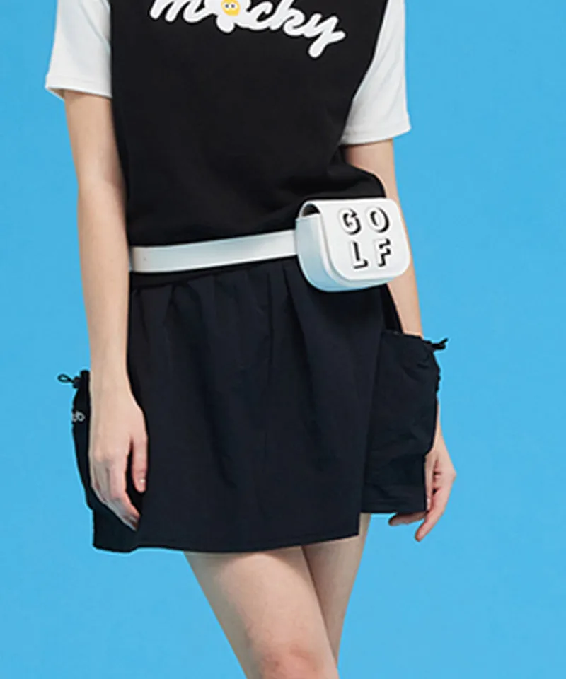 MACKY Golf: Mini Pouch Belt Bag - White