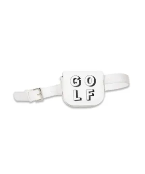 MACKY Golf: Mini Pouch Belt Bag - White