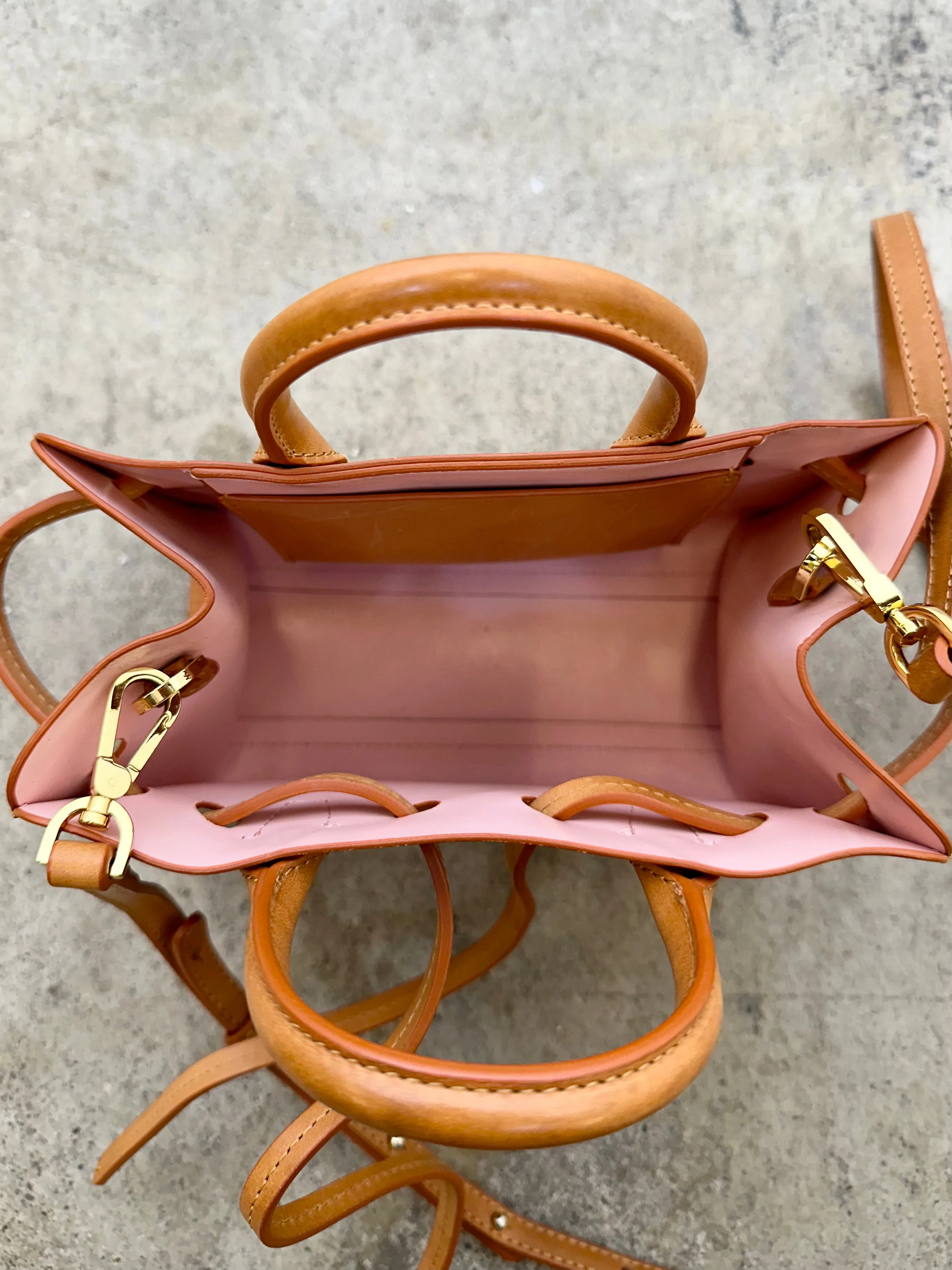 Mansur Gavriel Leather Mini Bag