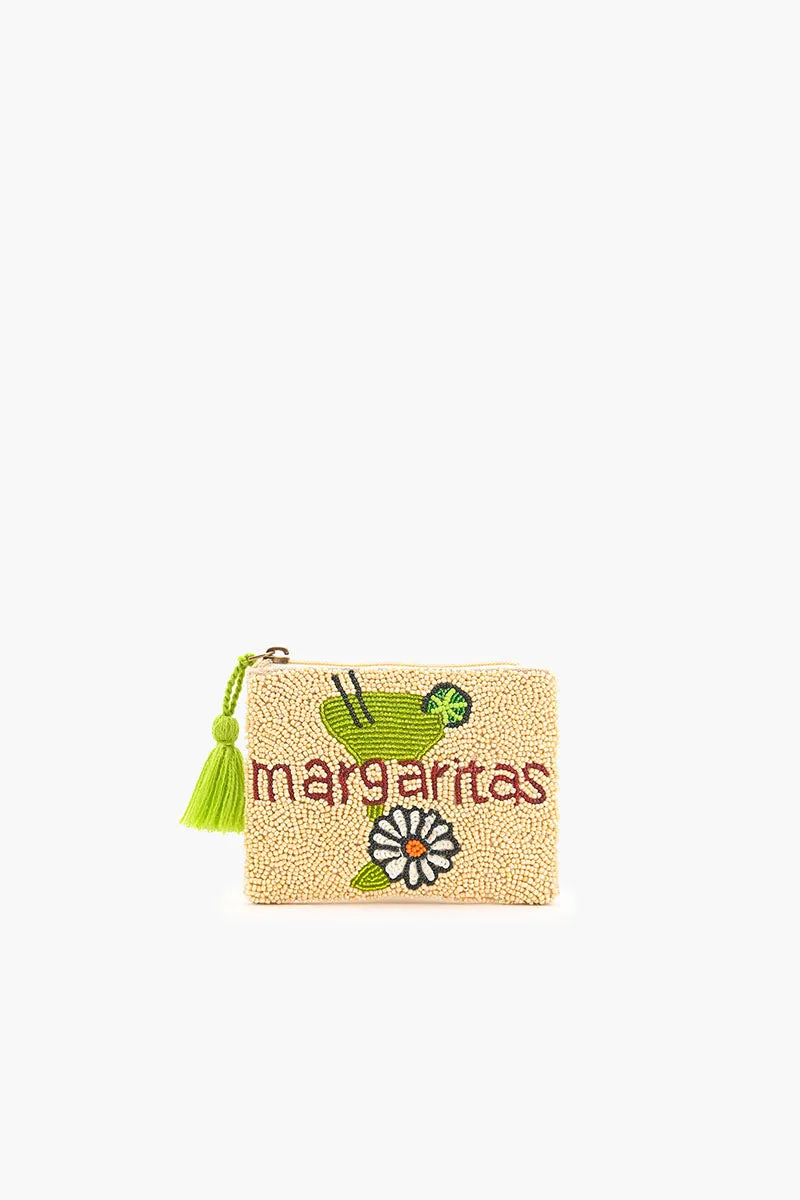 Margarita Vibe Beaded Cocktail Pouch