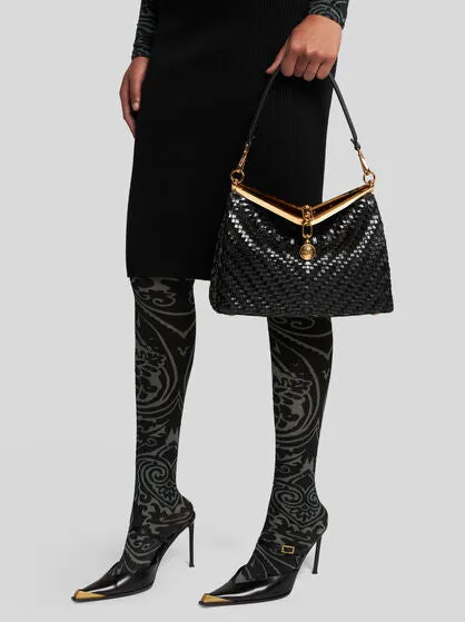 Medium Woven Vela Bag