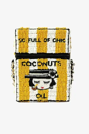 Mini Box Crossbody Bag "So Full Of Chic" Coconut Oil