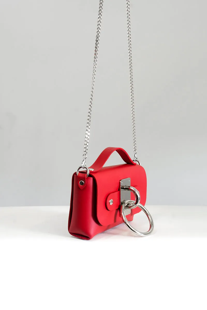 Mini Choker Bag - Red