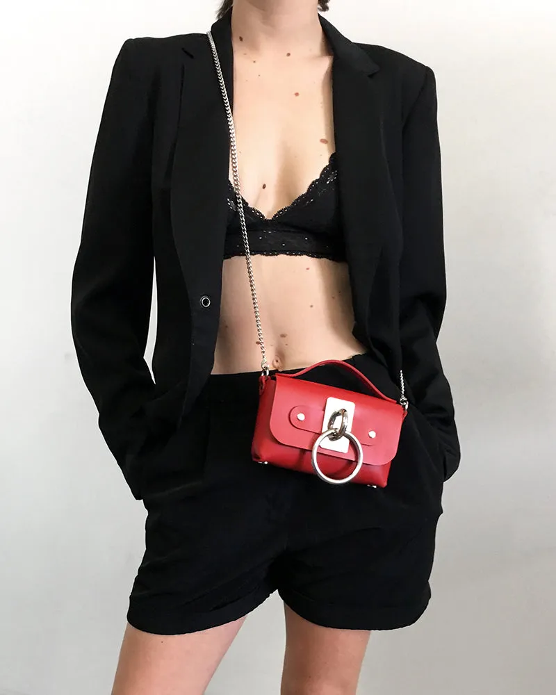 Mini Choker Bag - Red