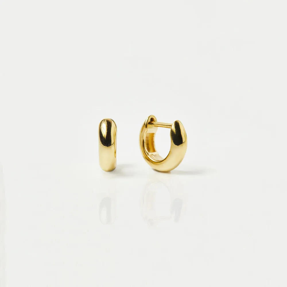 Mini Chunky Hoop Earrings