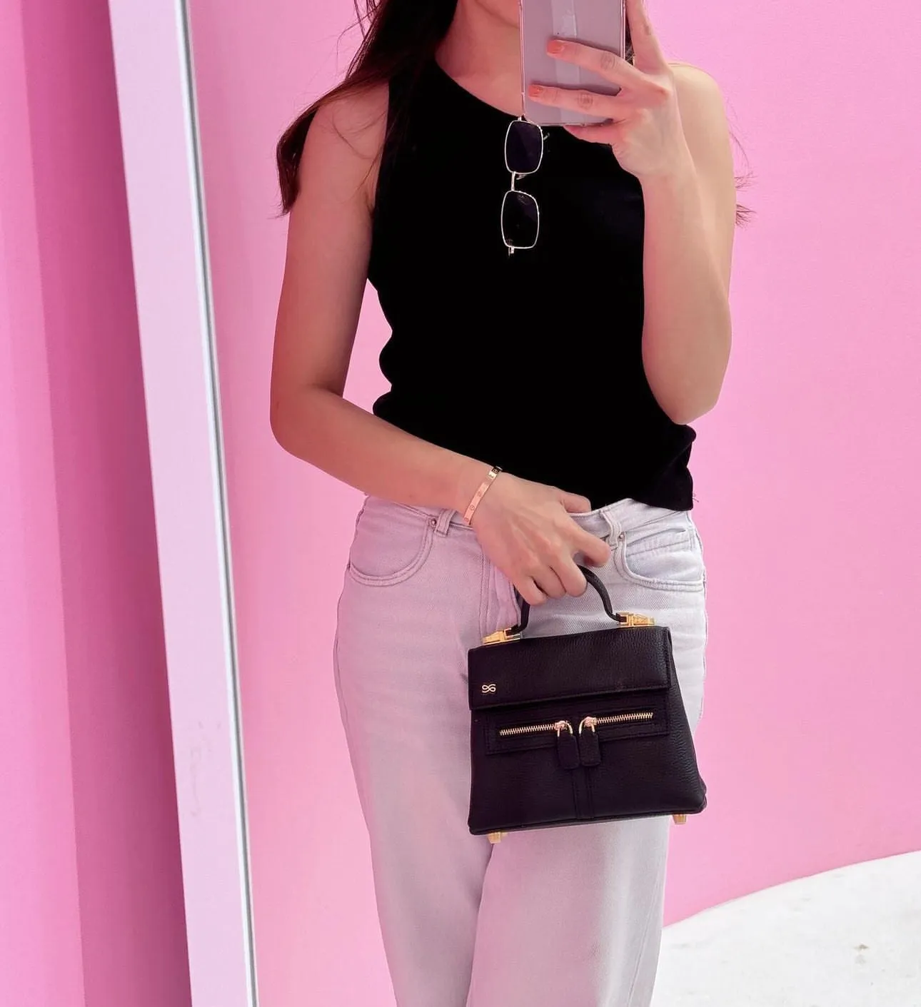 Mini Clara PU Tan Taupe