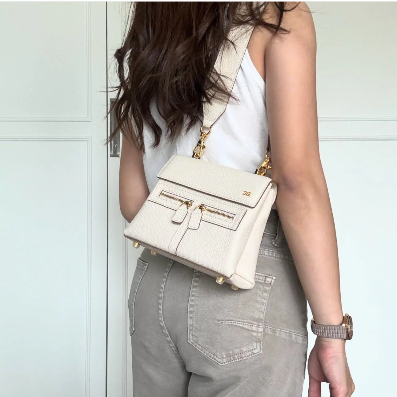 Mini Clara PU Tan Taupe