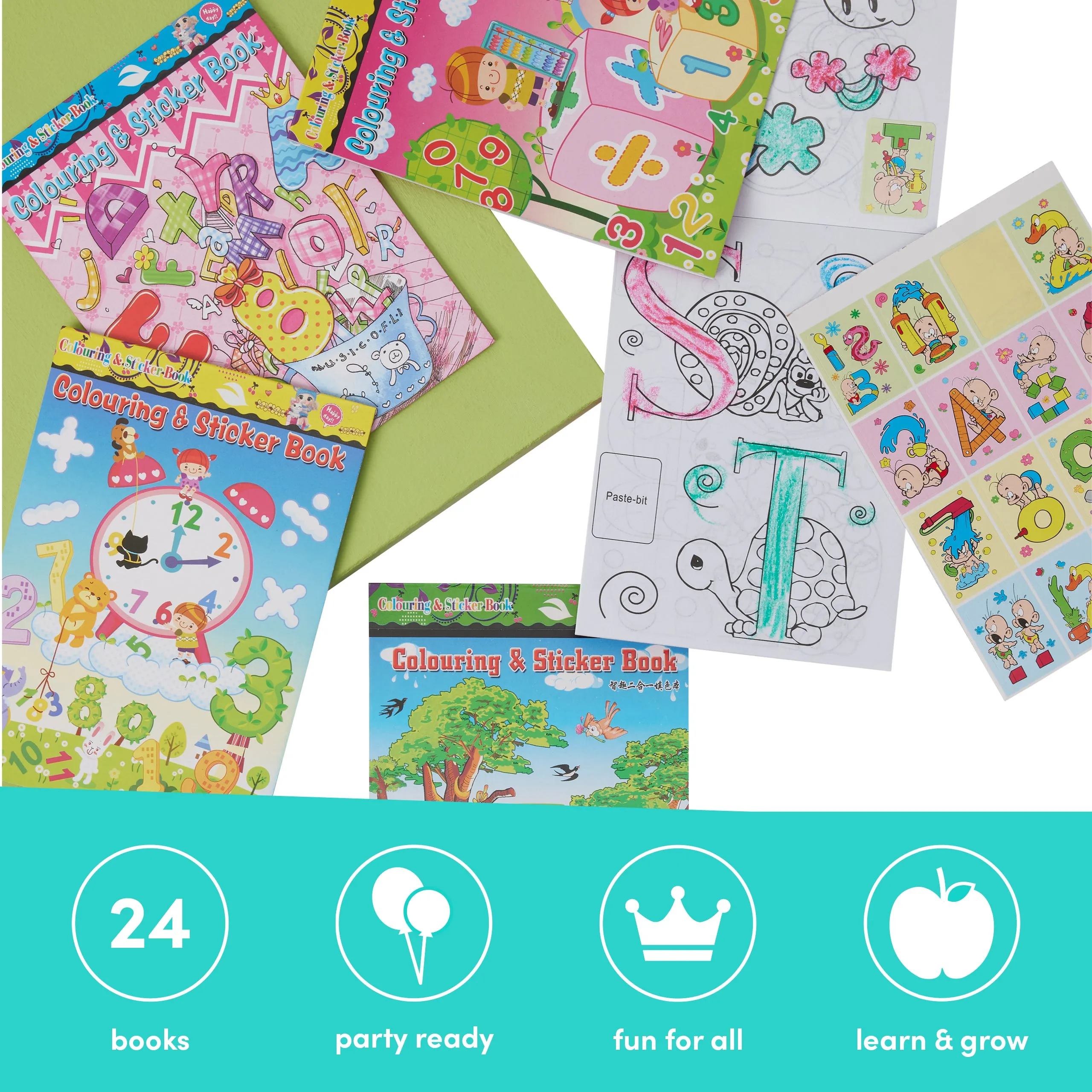 Mini Colouring & Sticker Books
