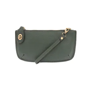 Mini Crossbody Wristlet Clutch in Chive