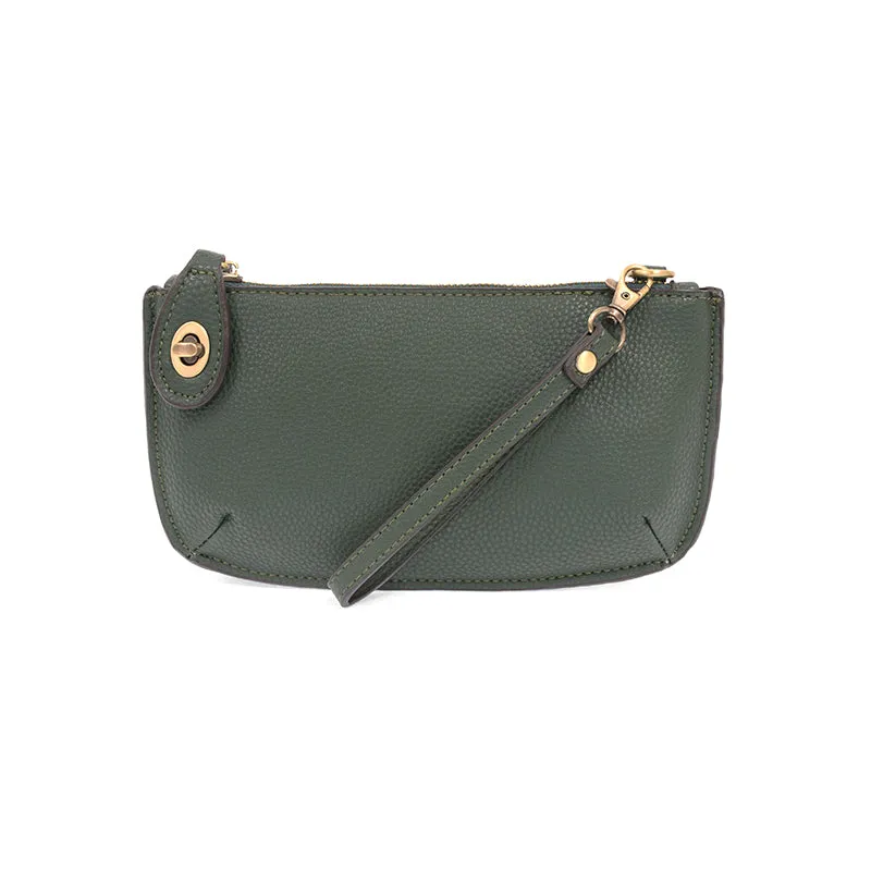 Mini Crossbody Wristlet Clutch in Chive