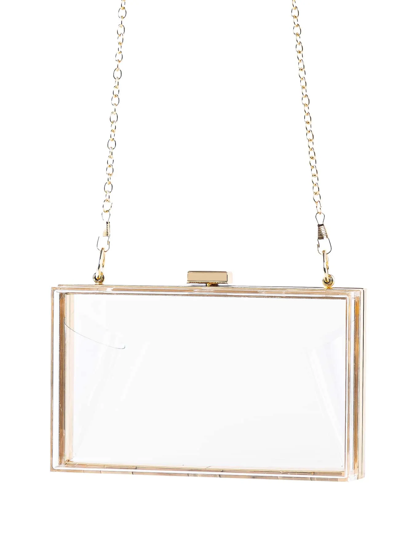 Mini Faux Pearl Decor Clutch Bag