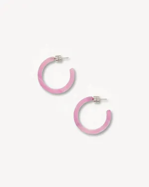 Mini Hoops: Orchid