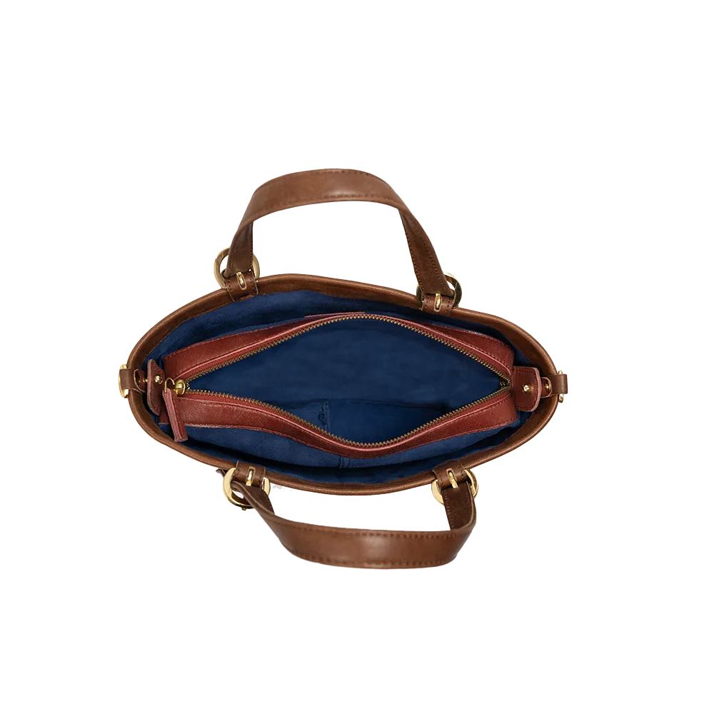 Mini Voyager Leather Tote