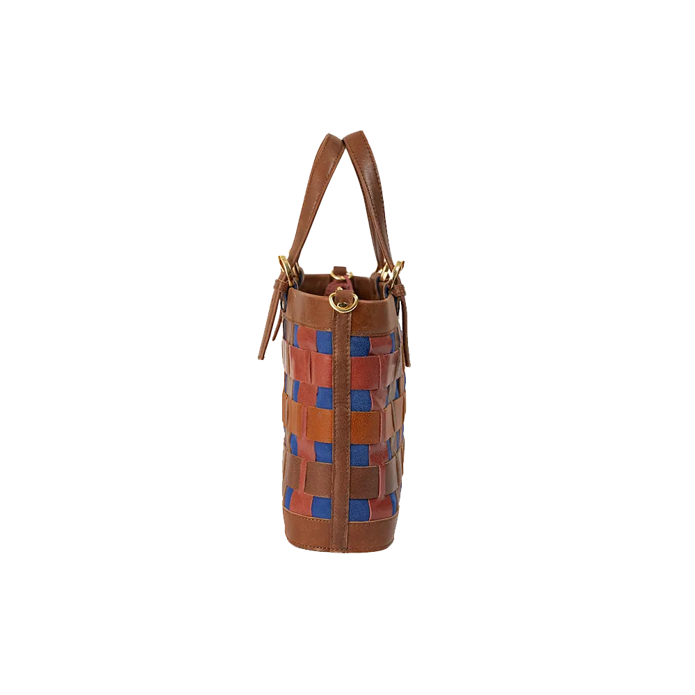 Mini Voyager Leather Tote