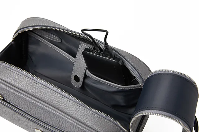 Monster G Italian Natural Leather Golf & Daily USB Pouch