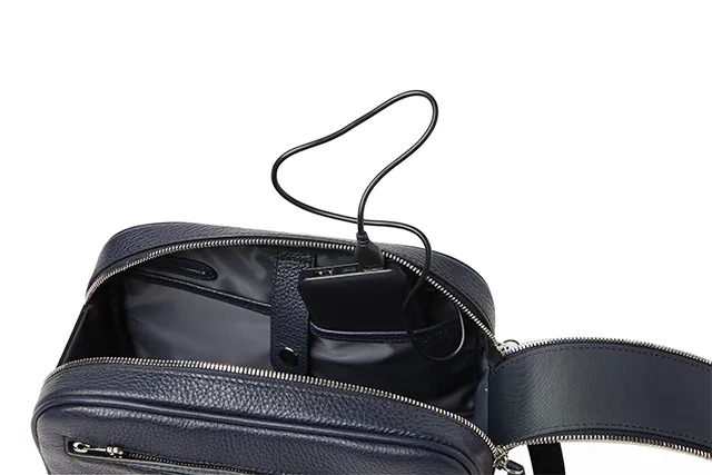 Monster G Italian Natural Leather Golf & Daily USB Pouch