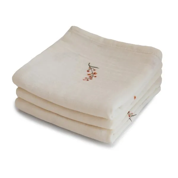 MUSLIN CLOTH (FLOWERS) 3-PACK