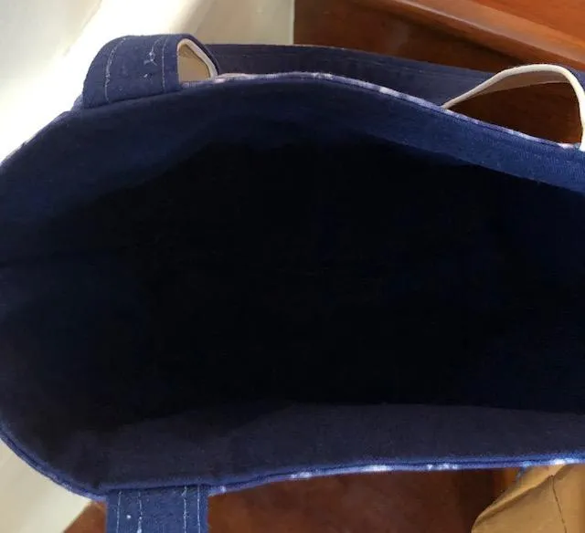 Navy Blue Nui Shibori Bags