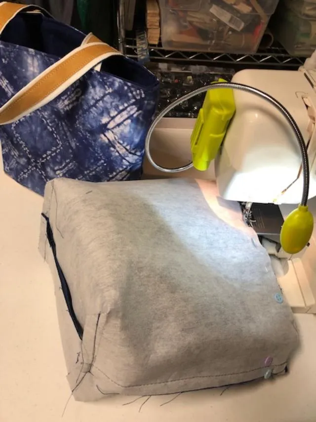 Navy Blue Nui Shibori Bags