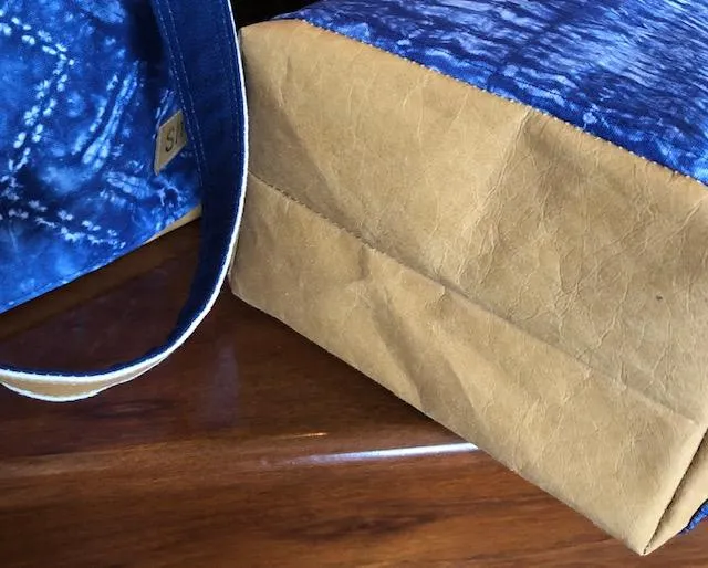 Navy Blue Nui Shibori Bags