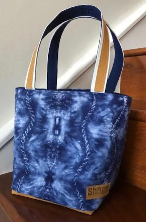 Navy Blue Nui Shibori Bags